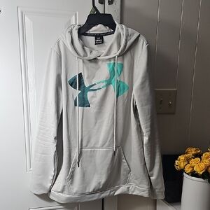 Under Armour Light Gray ColdGear Hoodie